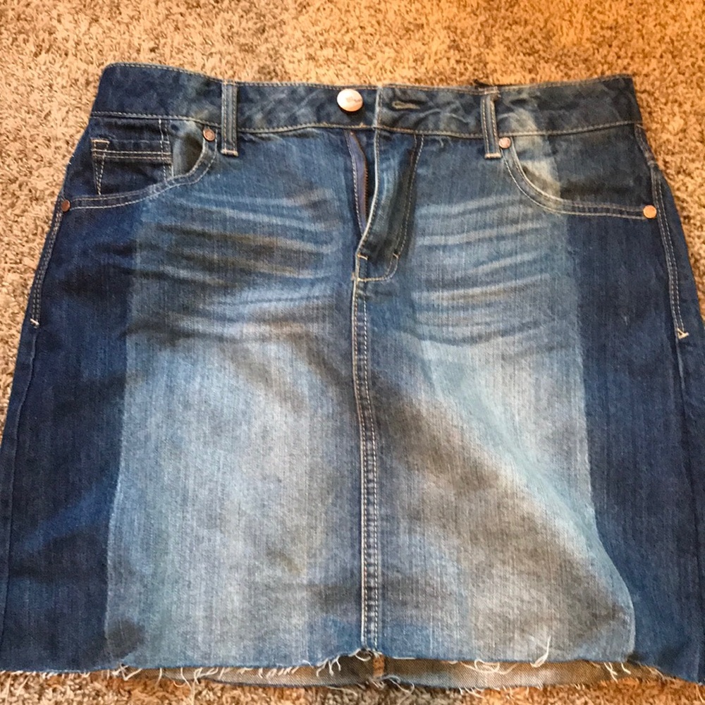 Blue jean skirt size 8